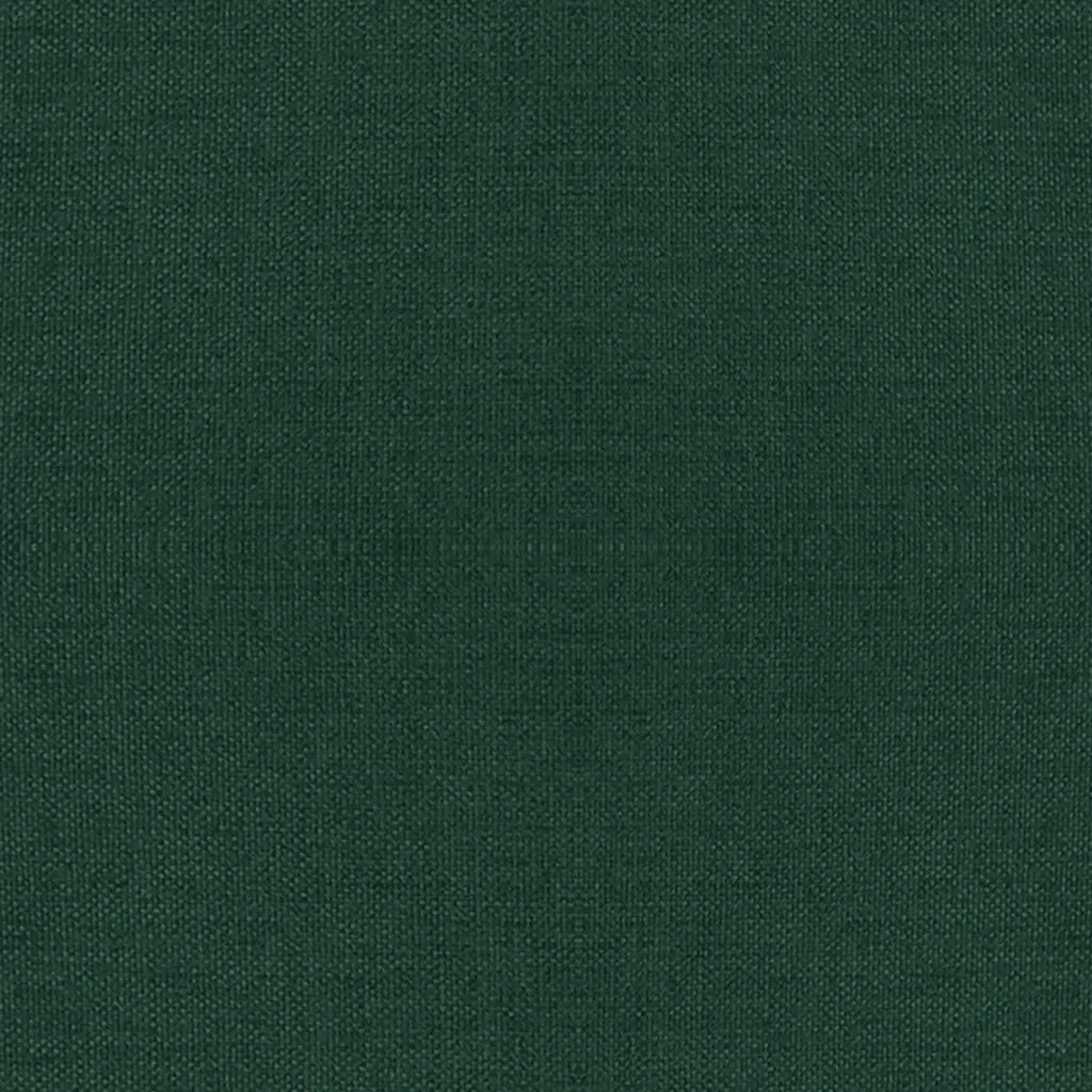 Sedie da Pranzo Girevoli 2 pz Verde Scuro in Tessuto