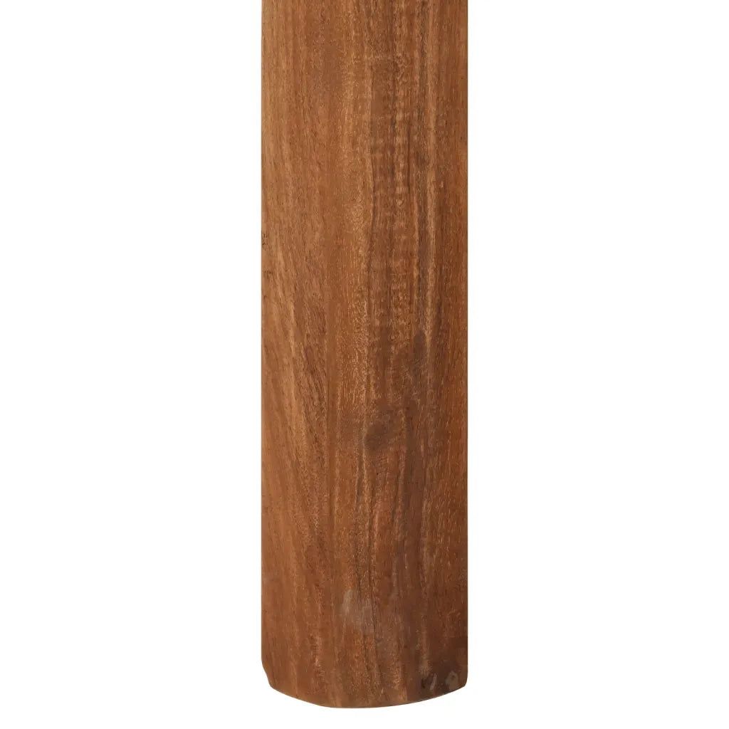 Tavolo da Bar in Legno Acacia Finitura Sheesham 110x55x106 cm cod mxl 21483