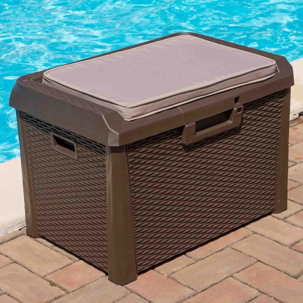 Toomax Baule Esterno 125L con Ruote Santorini Marrone