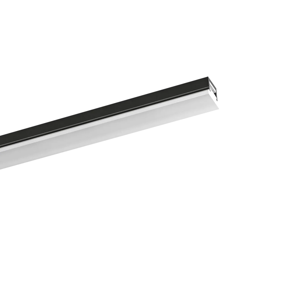 STICK SISTEMA DI ILLUMINAZIONE PER BINARIO 48V LED SMD BRIDGELUX 6 W 110° 510 lm 2700 K NERO