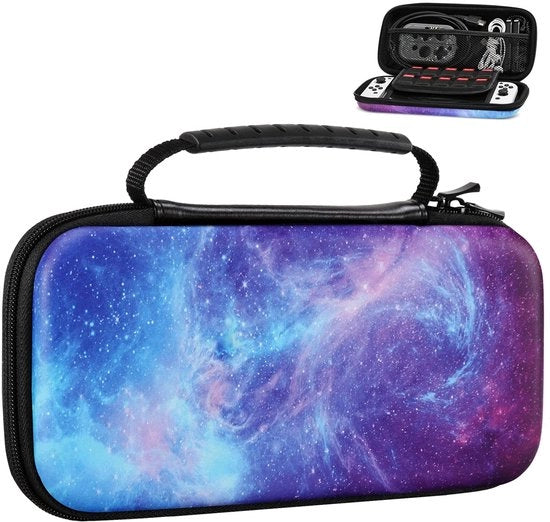 Borsa portatile per Nintendo Switch OLED - Protezione schermo rigida e borsa di trasporto