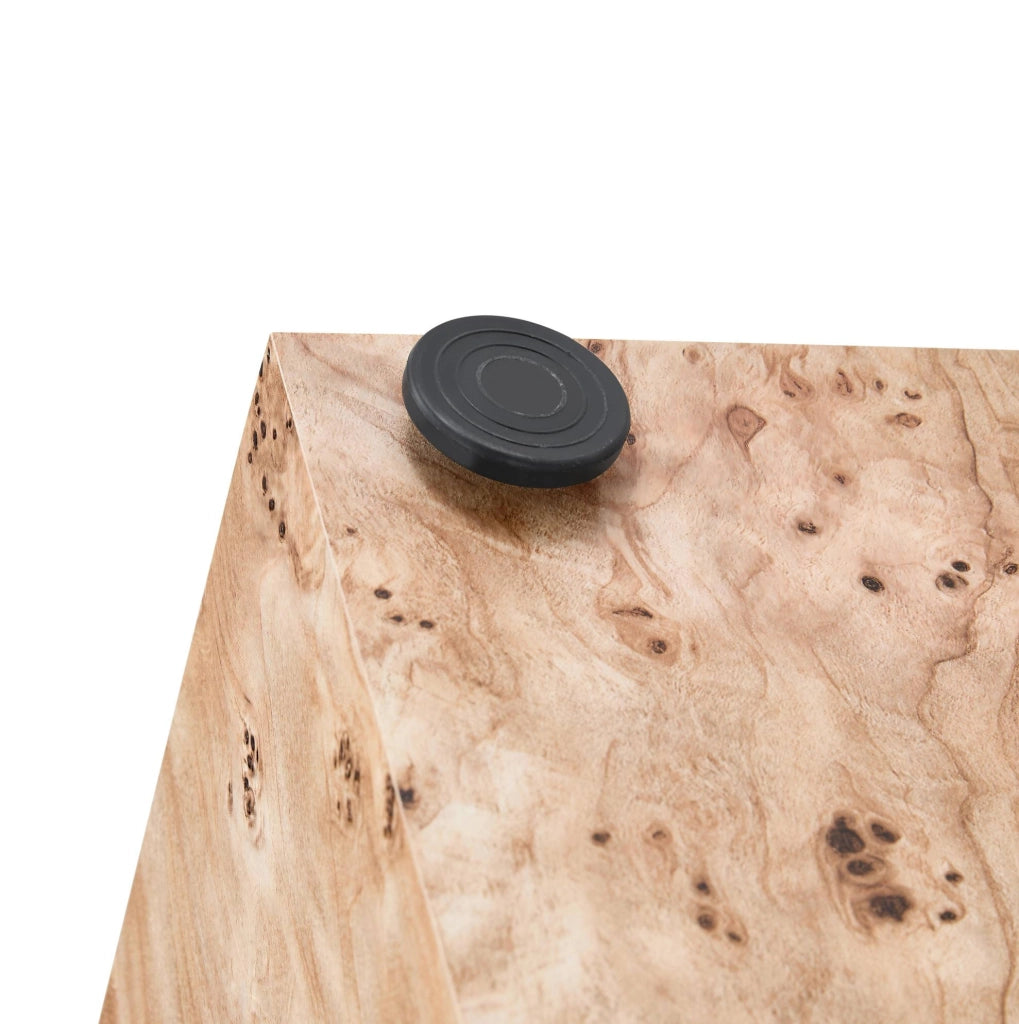 Tavolino da caffè minimalista in MDF effetto legno