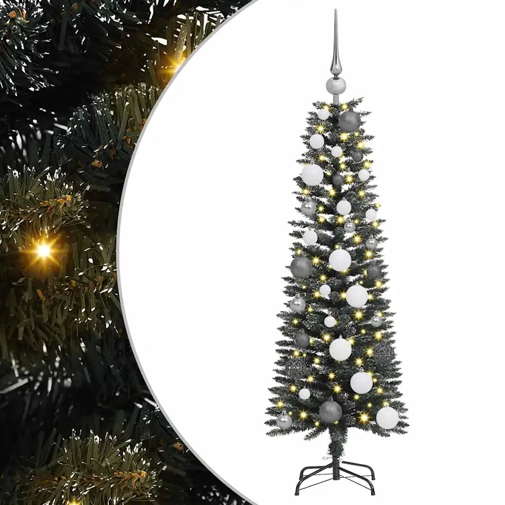 Albero di Natale artificiale con 150 LED Verde 120 cm 3395915