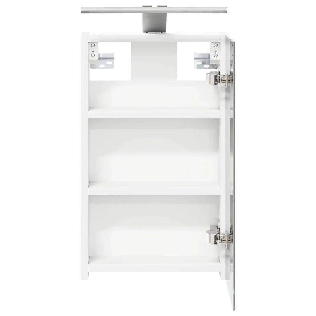 Mobiletto per specchio da bagno Bianco 30 x 10,5 x 50 cm 889015