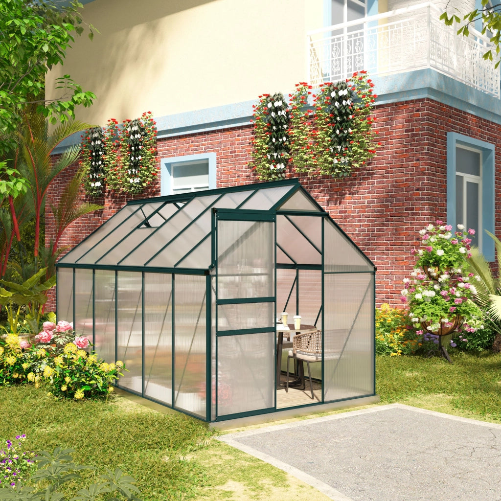 Serra da Giardino ¨C zephmum ¨C Policarbonato Alluminio Verde 190x375x199cm