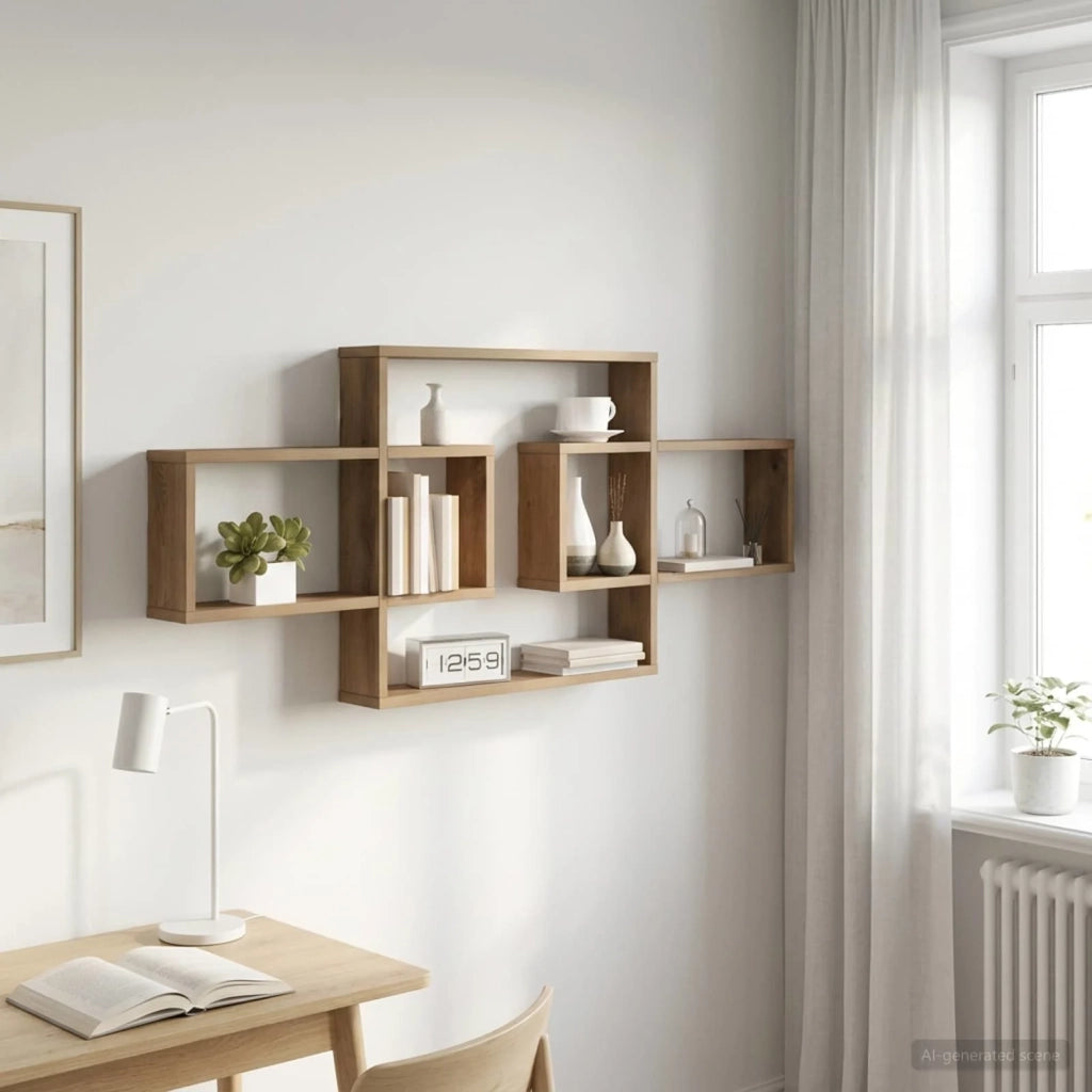 Scaffale da parete Rovere Artigianale 130 x 10 x 50 cm 8012459