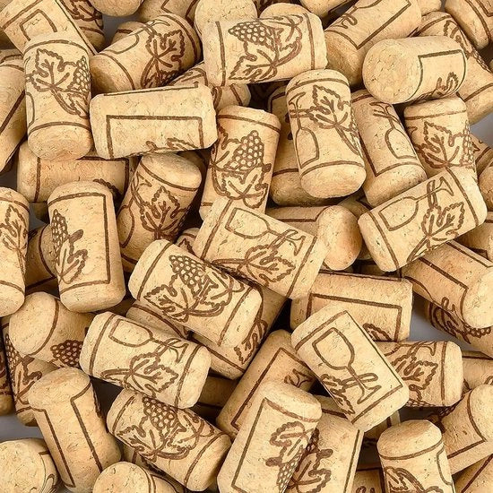 50 Bottiglie di Cappello da Vino per Artigianato Accessori per Artigiani Uomini Donne Dimensioni 21 x 40 mm