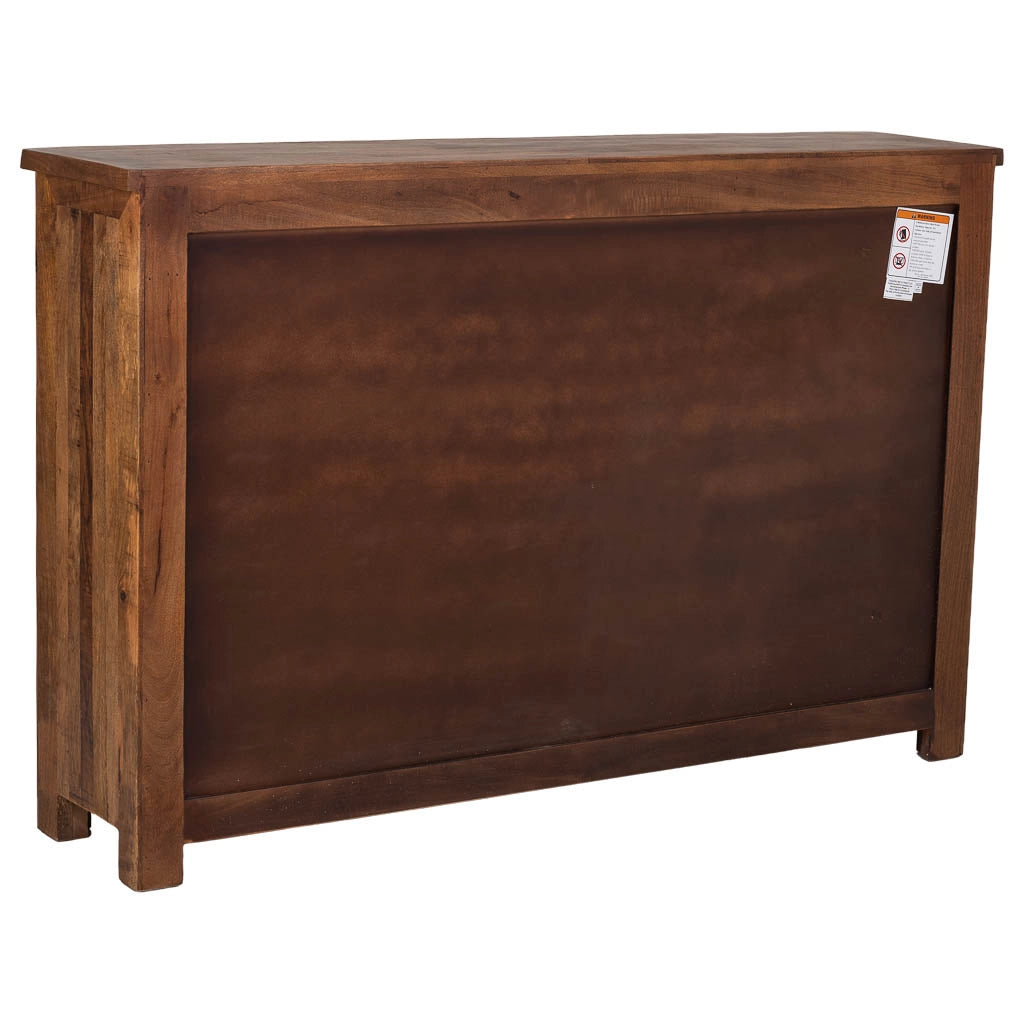 Credenza in legno naturale 155x36x102