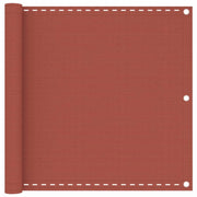 Schermo per balcone schermo per la privacy 90 x 300 cm HDPE terracotta 02_0010415