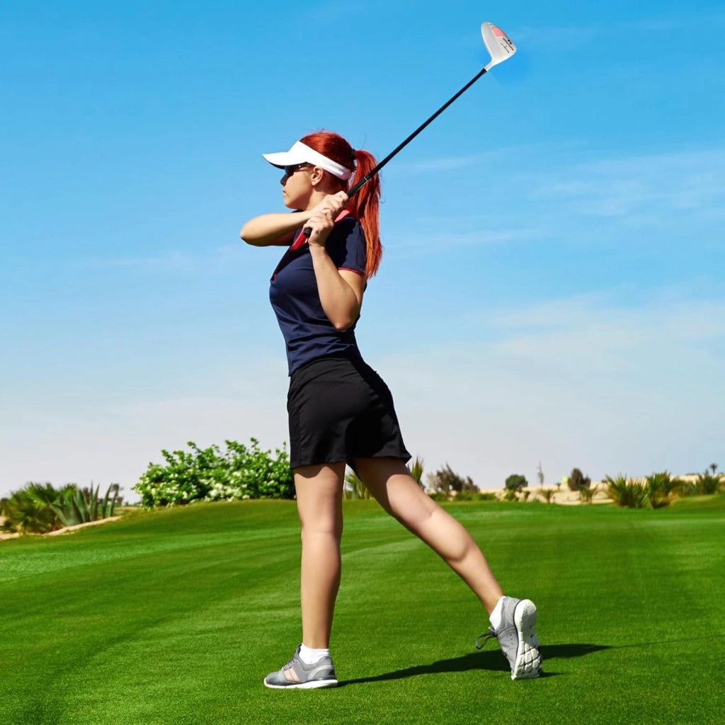 Mazza da Golf Singola, Putter da Golf per Uomo/Donna 460CC, Asta in Carbonio e Impugnatura Antiscivolo in TPR, Ideale per Principianti e Professionisti, Allenamento all'Aperto (12)