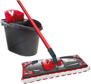 Set di pulizia completo per pavimenti - set emme e spazzola microfibra | sistema di pulizia sostenibile | set emme e secchio con spazzola microfibra
