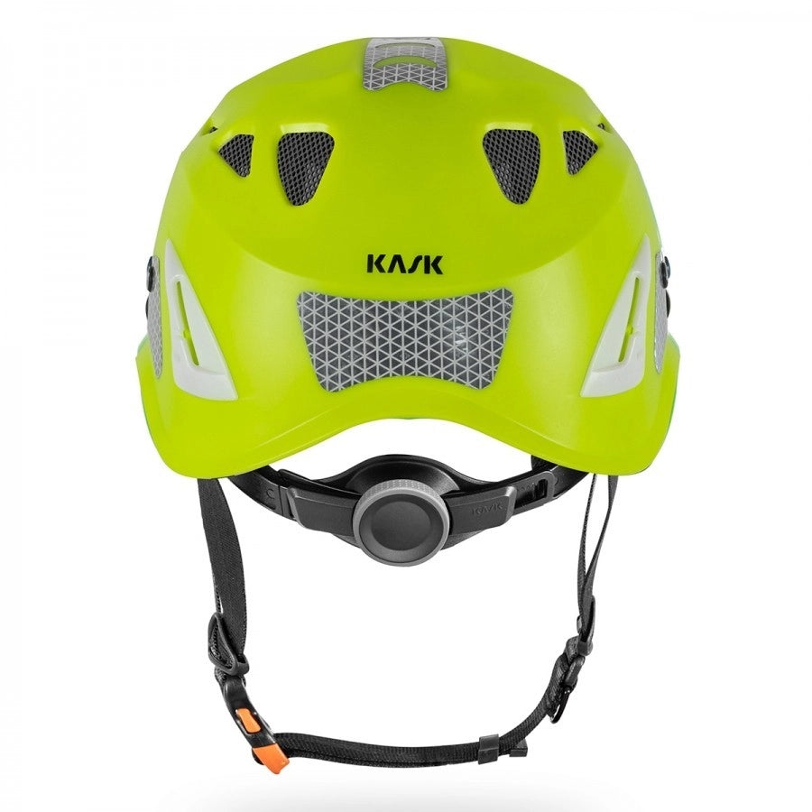 Elmetto Kask Superplasma AQ HI VIZ Giallo – EN 397 – Casco di sicurezza ventilato alta visibilità