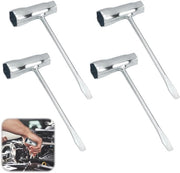 Kit per chiave a catena - 4 pezzi - Chiave a stantuffo 13mm/19mm - Chiave a T per motori - Chiave per motori a catena - Acciaio di alta qualità