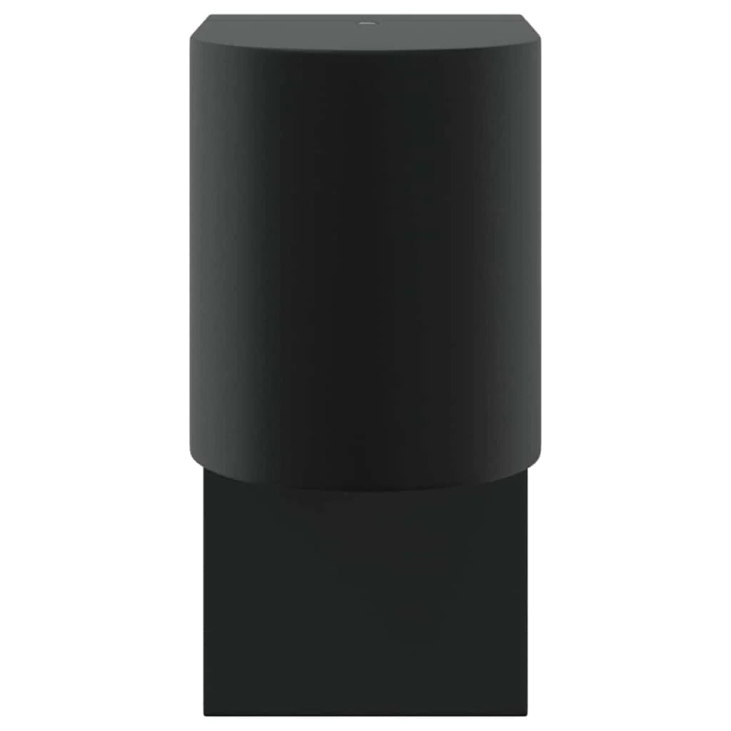Applique da esterno moderna resistente alle intemperie 12 x 7 x 15 cm acciaio inox nero 02_0056527