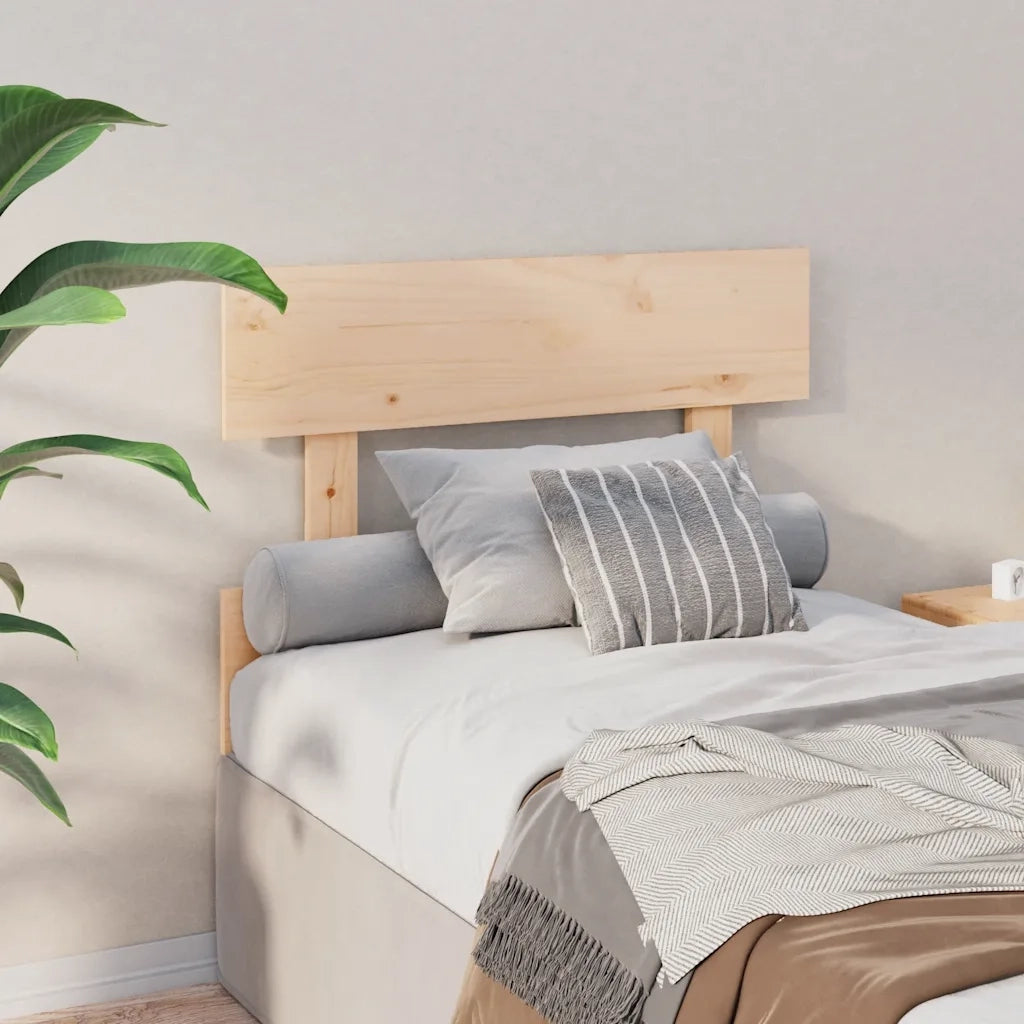 Testiera per Letto 78,5x3x81 cm Legno Massello di Pino 819045