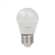 Lampadina LED sferica E27 5W 3000K 450lm Ecolight