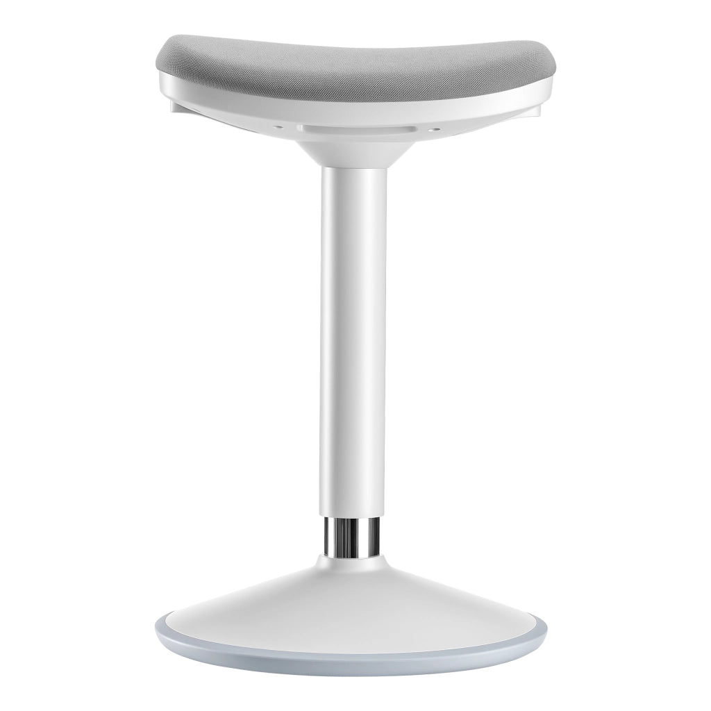 Sgabello sit stand grigio, sgabello girevole regolabile in altezza fino a 82 cm, max 135 kg, sgabello ergonomico per casa, ufficio, officina
