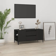 Mobile Porta TV Nero 102x44,5x50 cm in Legno Multistrato cod mxl 26780