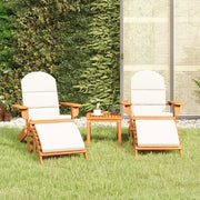 Set Salotto da Giardino Adirondack 3pz Legno Massello di Acaciacod mxl 78450