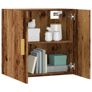 Armadietto a Muro Legno Vecchio 60x31x60 cm in Truciolato