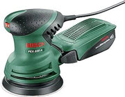 Bosch Home and Garden 603378000 Levigatrice Eccentrica con 1 Platorello Abrasivo, 220 W, 240 V, Blu/Rosso, 21.1 x 34.6 x 7 cm