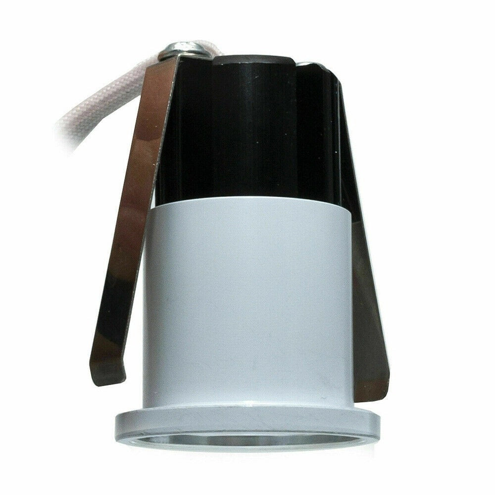 Trade Shop - Faretto Cob Incasso 3 W Mini Punto Luce Bordo Bianco Luce Calda Fredda Naturale -