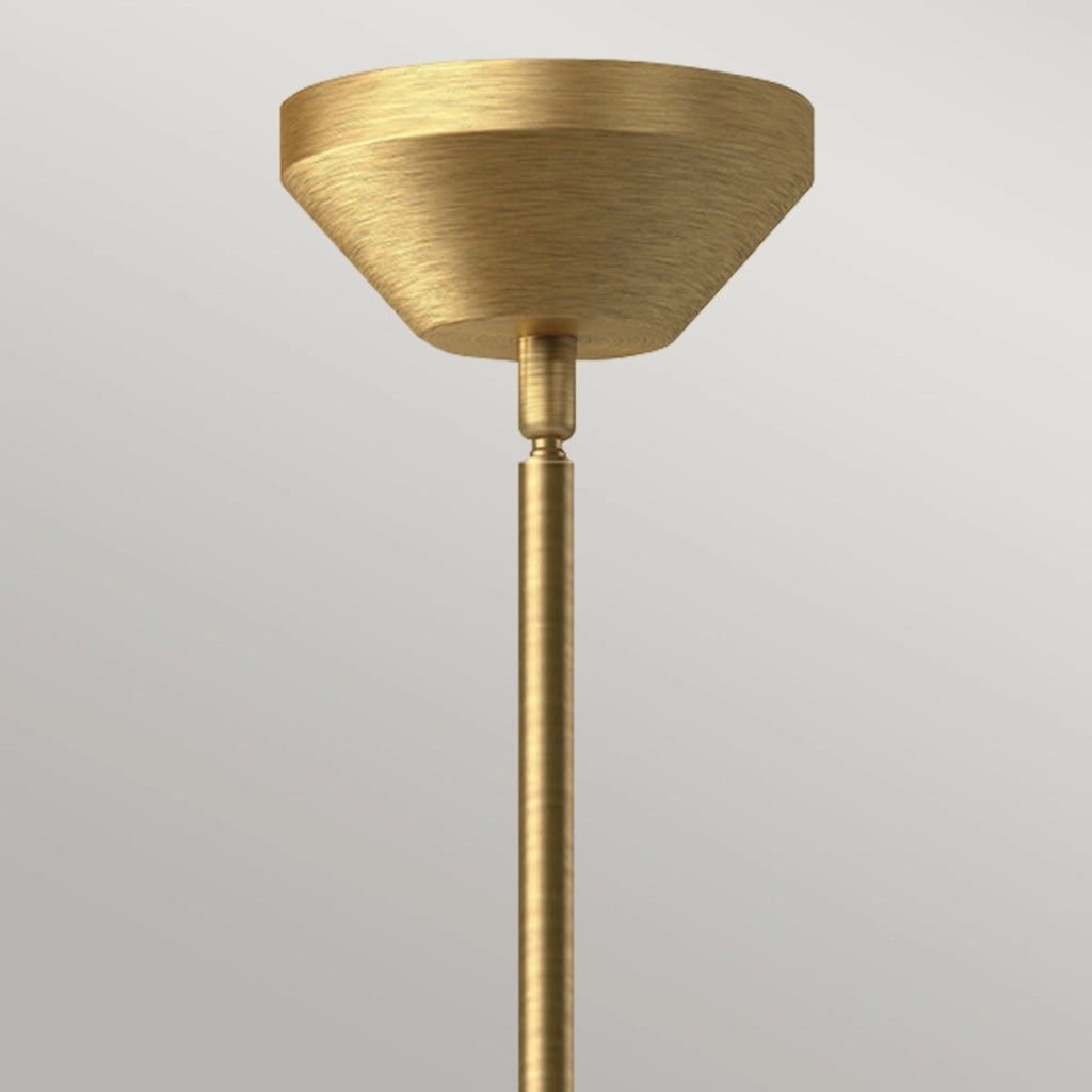 Sospensione Halston Alora Mood oro/opalino regolabile E27 Ø36