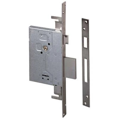 SERRATURA METALLO INFILARE 57255 CISA  B.Q ZINC F.MM 25 DM M4 TRIPL+SCR E.MM 60