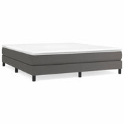 Letto matrimoniale | Letto per adulti | Struttura Letto a Rete a Molle Grigio 180x200 cm in Similpelle