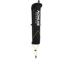 Trekkingstok 2 in 1 Opvougbare Z-Poles Ultra-Compacte per Escursionismo, Trekking, Viaggi (Nero)