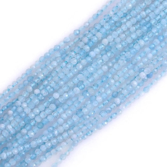 Aquamarijn naturale blu - 190-200 pezzi - di alta qualità