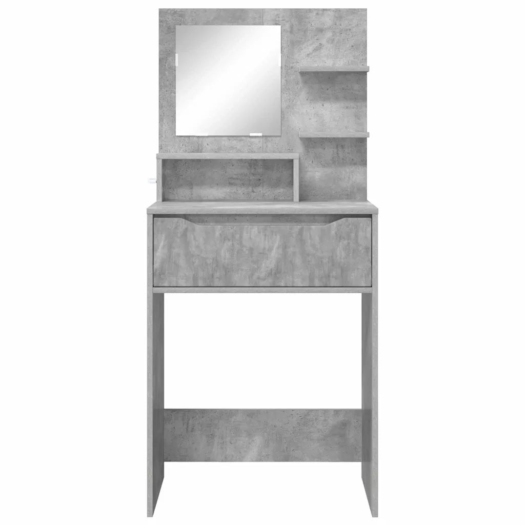 Tavoli da Trucco per Camera da Letto Grigio cemento 889000