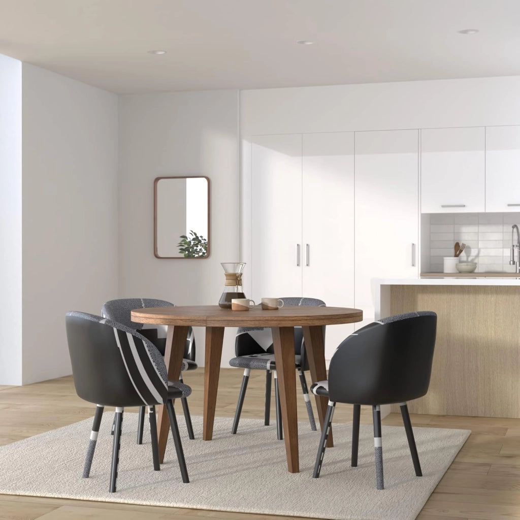 1x sedie sala da pranzo sedie cucina moderne poltroncina salotto Adatte per Sala Pranzo, Soggiorno, Camera da Letto Estetica in Tessuto di velluto Gambe di Legno, Rosa BH121rs-1