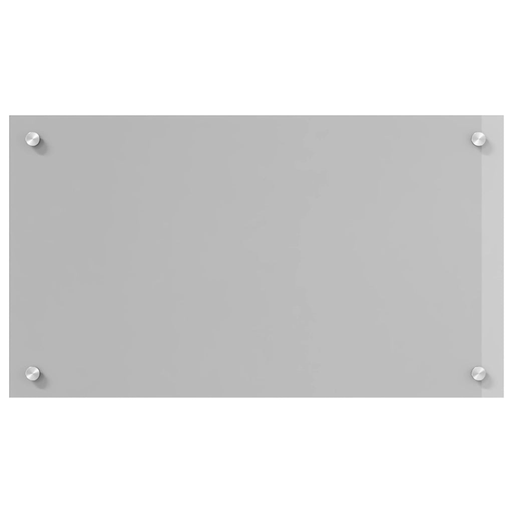 Schienale Cucina Grigio Chiaro 70x40x0,6 cm Vetro Temperato
