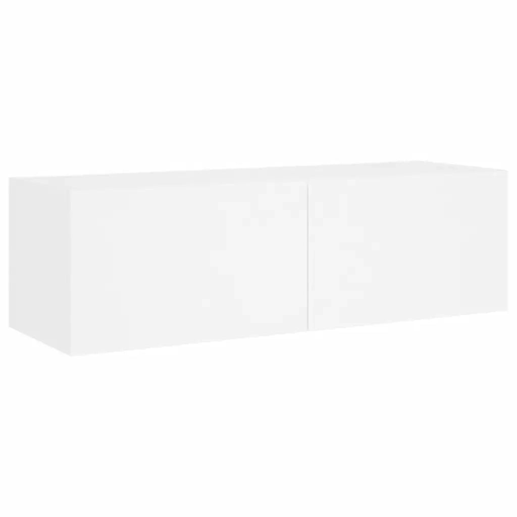 Mobili TV a Muro 5pz con Luci LED Bianchi 3216860
