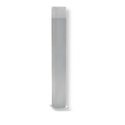 Trade Shop - Lampione Da Giardino Moderno 74 Cm Illuminazione Per Esterno Con Attacco E27 Ip44 740 - Bianco
