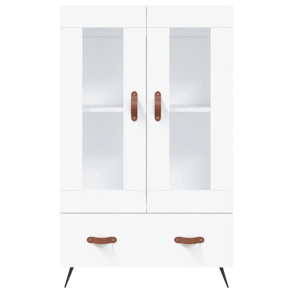 Buffet credenza cassettiera mobiletto mobile contenitore organizer cucina soggiorno salotto alto 69,5 x 31 x 115 cm legno ingegnerizzato bianco 02_0032511