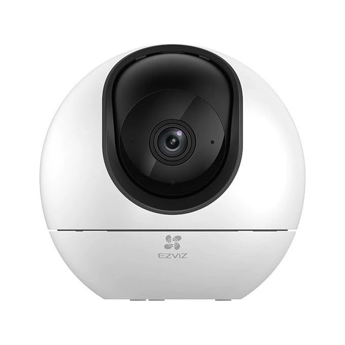 Ezviz OB03635 H6 Telecamera IP motorizzata da interno 3K PTZ 360° Wi-Fi Dual Band rilevamento IA audio bidirezionale colore Bianco