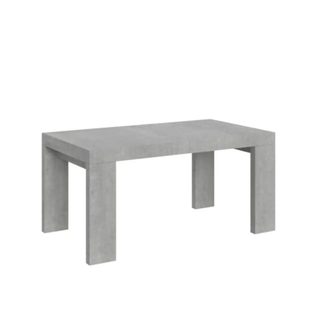Tavolo allungabile 160/264x90 cm Roxell colore cemento