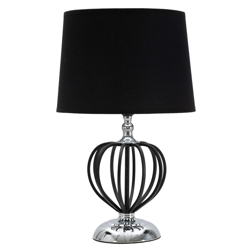 Bundi, Lampada da Tavolo Necessaria 1 Lampadina, Nero