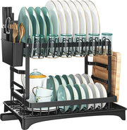 Aria di Cucina 5-in-1 Aria di Cucina con Sgabuzzino per Aria di Cucina, Organizzatore di Piatti, Portabibite e Supporto per Snodo
