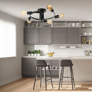 Lampada Da Soffitto Cristallo Loft APP741-5C