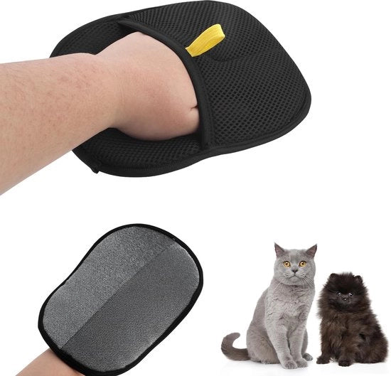 Manicure a Mano con Doppia Faccia - Rimossoori Pet - Cura e Multifunzione - 24x18 cm - Nero/Grigio - Manicure a Mano