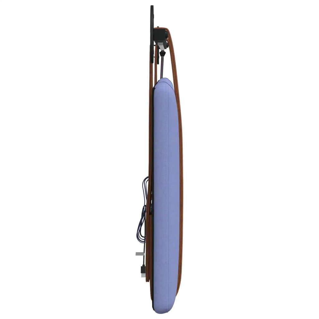 Testiera sospesa Con luce LED Blu jeans PU Antico