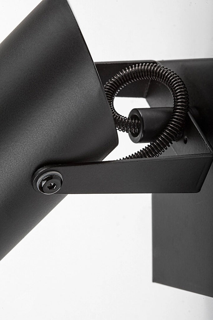 Applique industriale nera tubo orientabile GU10 Rabalux