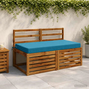 Cuscino per la seduta SOEST 100% Poliestere Azzurro 946839