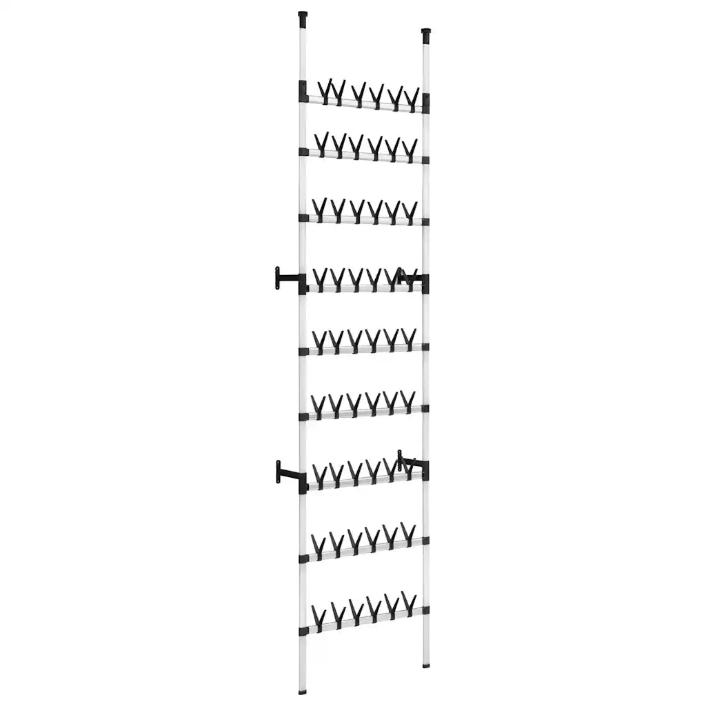 Scarpiera Telescopica con Aste in Alluminio-Scaffale per scarpe 338582
