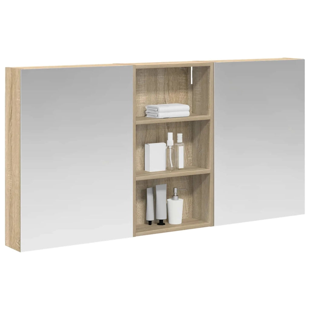 Set di Armadi da Bagno con lo scaffale 3 pcs 140 x 14,5 x 70 cm 3403778
