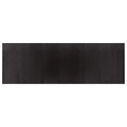 Tappeto del soggiorno | Tappeto Rettangolare Marrone Scuro 100x300 cm in Bamb¨´