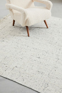 Tappeto 200x300 cm Senuri in Tessuto Beige